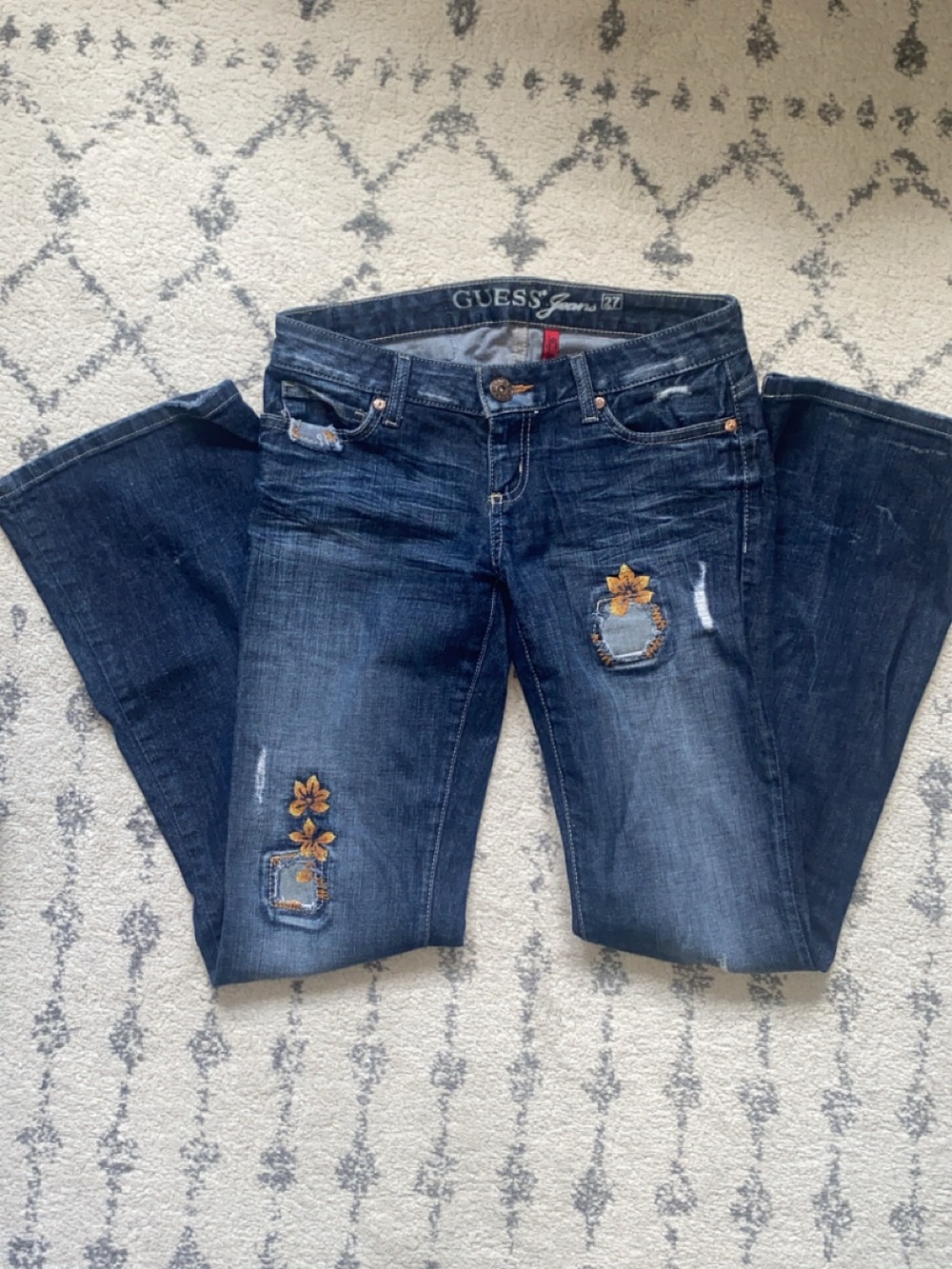 Vintage Guess Dark/Medium wash Denim Jeans - Picture 3 of 11